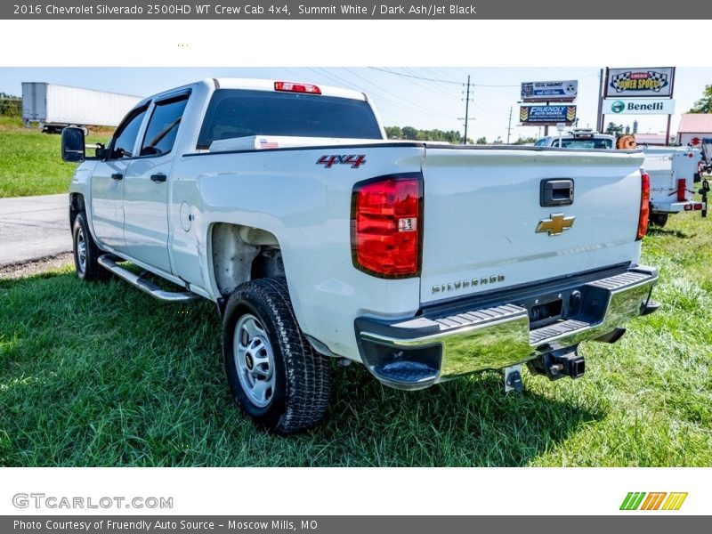 Summit White / Dark Ash/Jet Black 2016 Chevrolet Silverado 2500HD WT Crew Cab 4x4