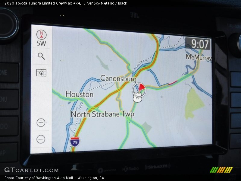 Navigation of 2020 Tundra Limited CrewMax 4x4