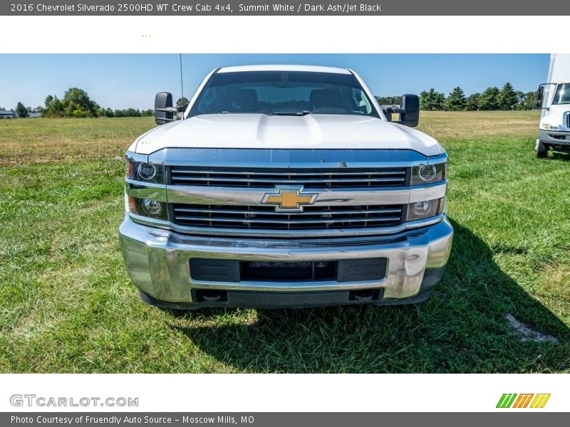 Summit White / Dark Ash/Jet Black 2016 Chevrolet Silverado 2500HD WT Crew Cab 4x4