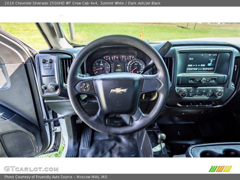 Summit White / Dark Ash/Jet Black 2016 Chevrolet Silverado 2500HD WT Crew Cab 4x4