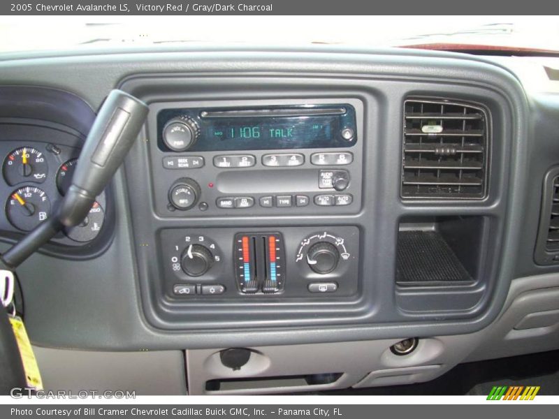 Victory Red / Gray/Dark Charcoal 2005 Chevrolet Avalanche LS