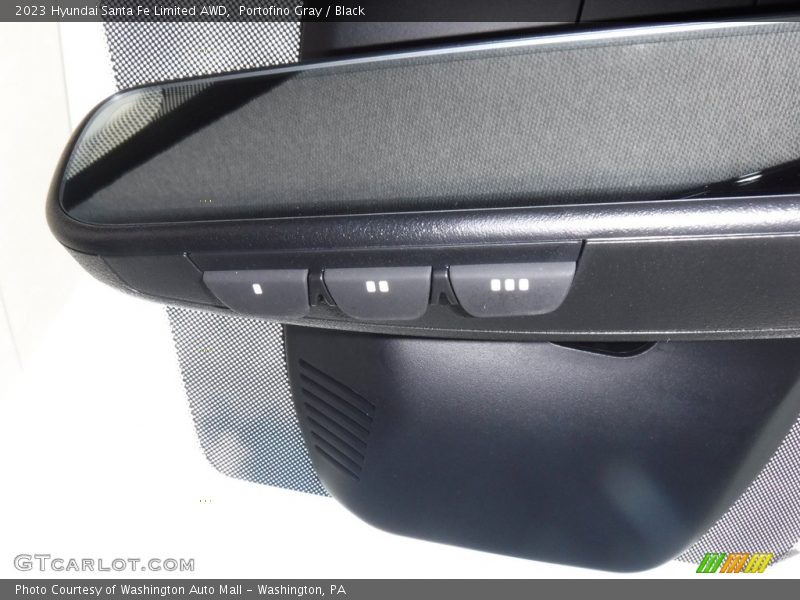 Portofino Gray / Black 2023 Hyundai Santa Fe Limited AWD