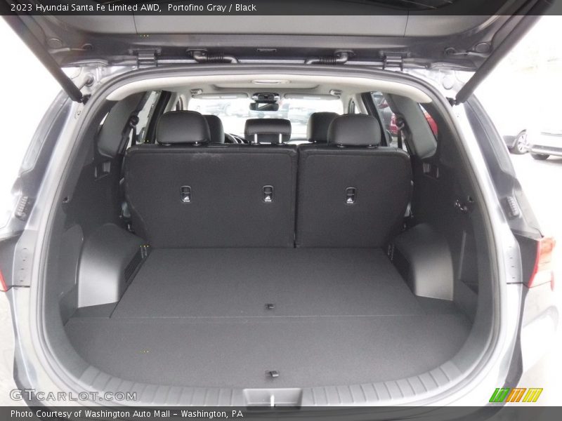 Portofino Gray / Black 2023 Hyundai Santa Fe Limited AWD