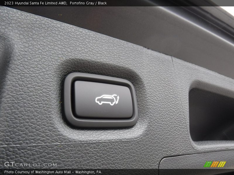 Portofino Gray / Black 2023 Hyundai Santa Fe Limited AWD