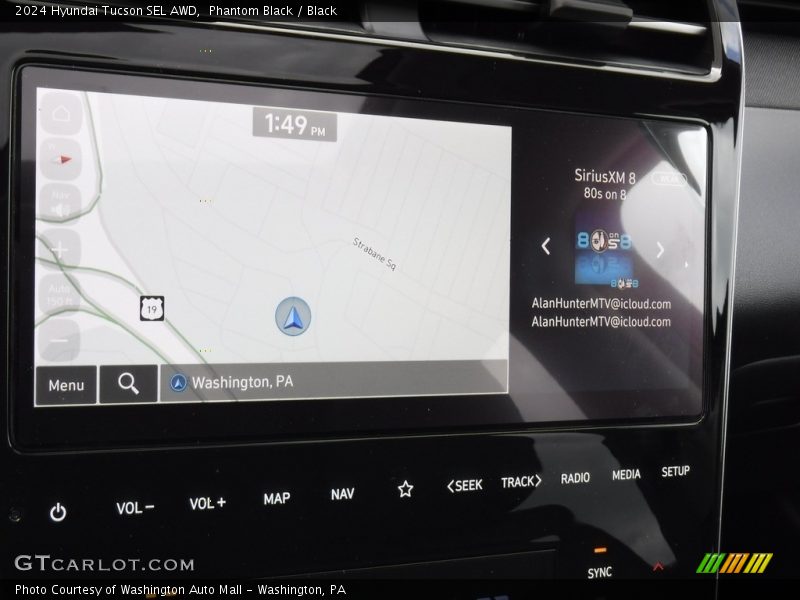 Navigation of 2024 Tucson SEL AWD