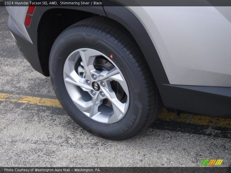 Shimmering Silver / Black 2024 Hyundai Tucson SEL AWD