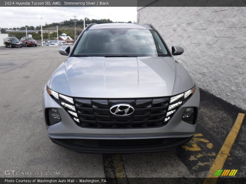 Shimmering Silver / Black 2024 Hyundai Tucson SEL AWD