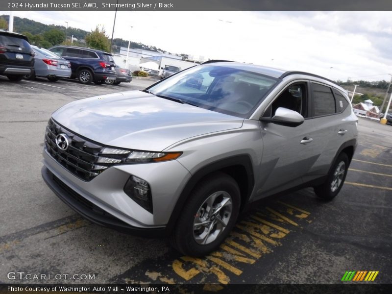 Shimmering Silver / Black 2024 Hyundai Tucson SEL AWD