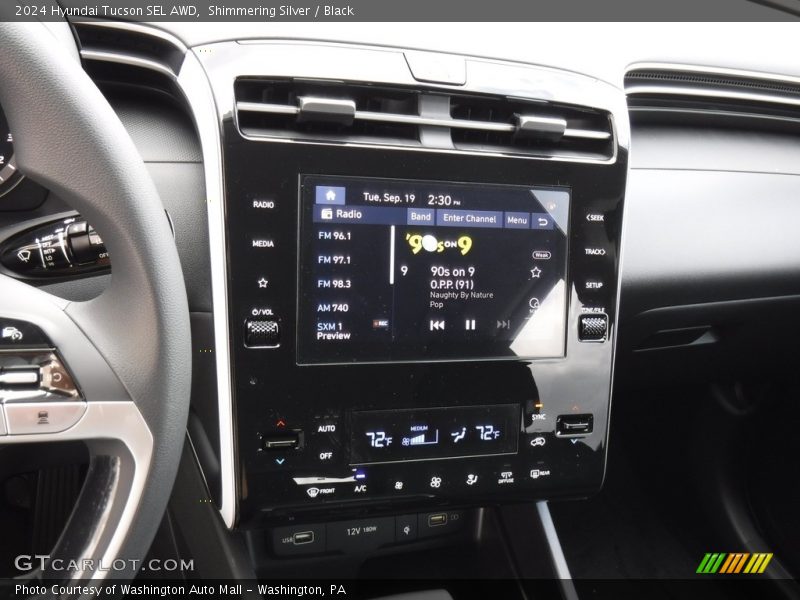 Shimmering Silver / Black 2024 Hyundai Tucson SEL AWD