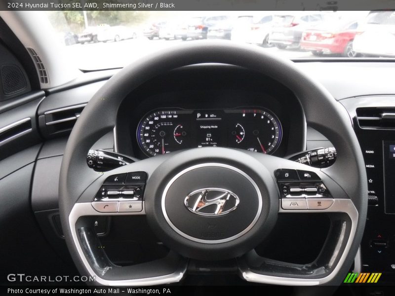 Shimmering Silver / Black 2024 Hyundai Tucson SEL AWD