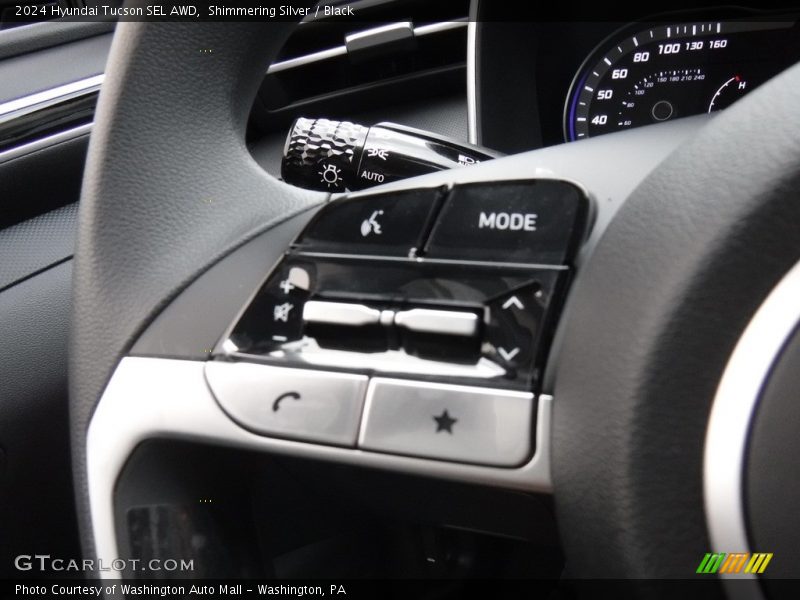 Shimmering Silver / Black 2024 Hyundai Tucson SEL AWD