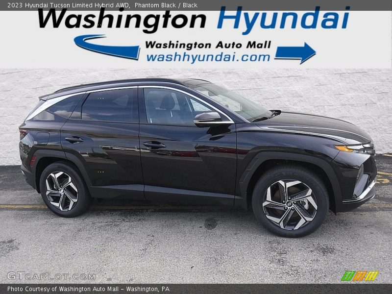 Phantom Black / Black 2023 Hyundai Tucson Limited Hybrid AWD