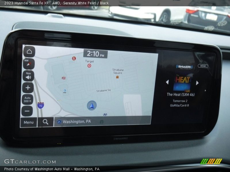 Navigation of 2023 Santa Fe XRT AWD