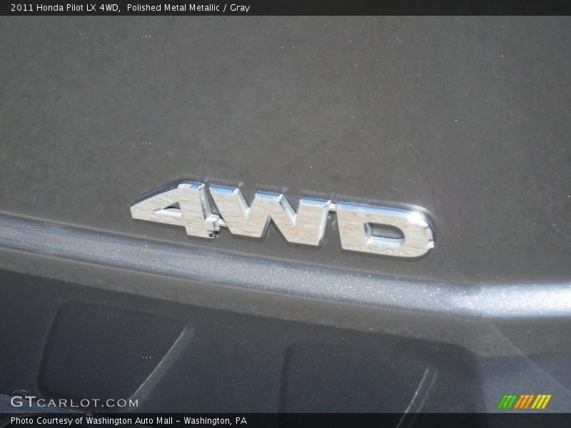 Polished Metal Metallic / Gray 2011 Honda Pilot LX 4WD