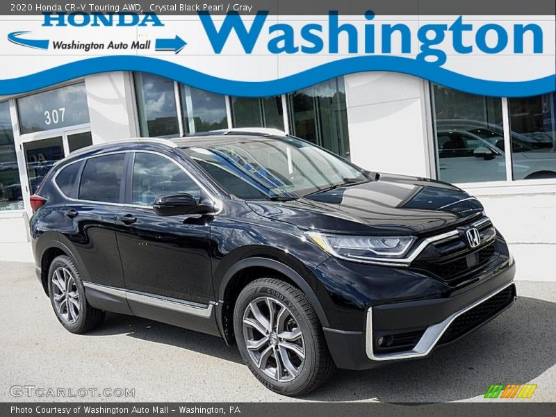 Crystal Black Pearl / Gray 2020 Honda CR-V Touring AWD
