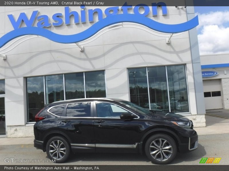 Crystal Black Pearl / Gray 2020 Honda CR-V Touring AWD