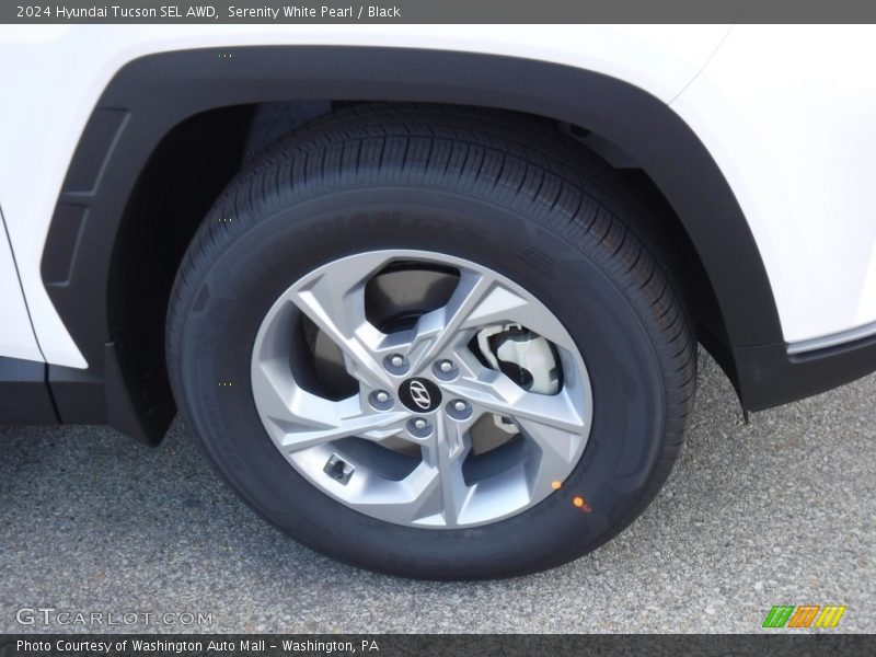 Serenity White Pearl / Black 2024 Hyundai Tucson SEL AWD