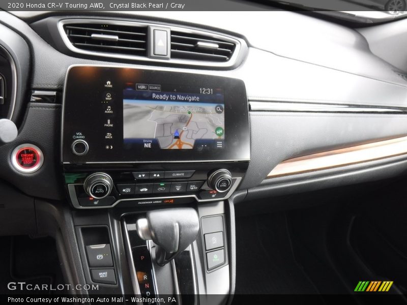 Crystal Black Pearl / Gray 2020 Honda CR-V Touring AWD