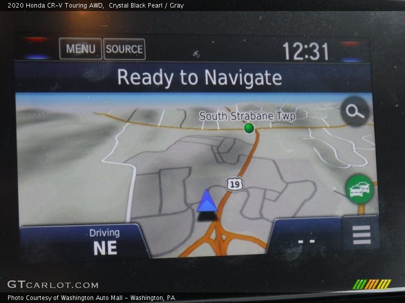 Crystal Black Pearl / Gray 2020 Honda CR-V Touring AWD