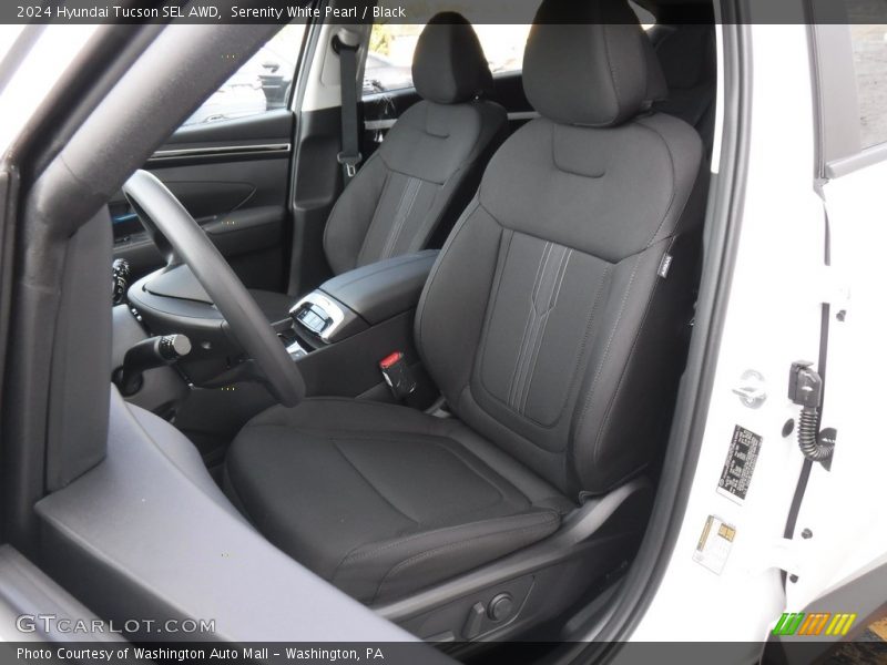Serenity White Pearl / Black 2024 Hyundai Tucson SEL AWD