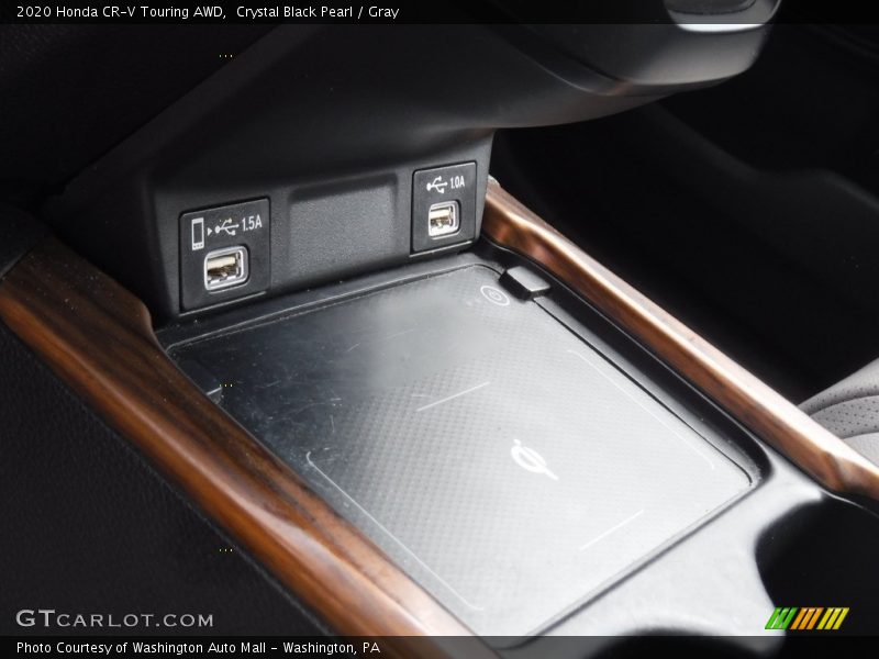 Crystal Black Pearl / Gray 2020 Honda CR-V Touring AWD