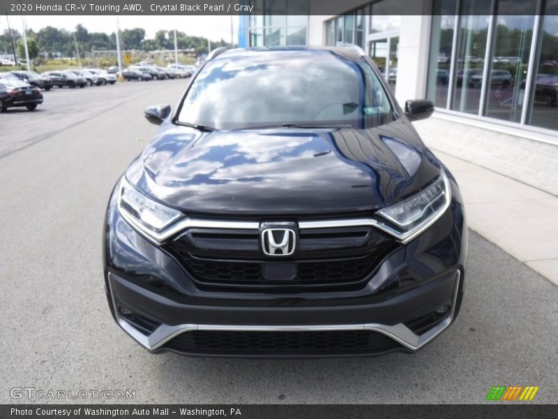 Crystal Black Pearl / Gray 2020 Honda CR-V Touring AWD