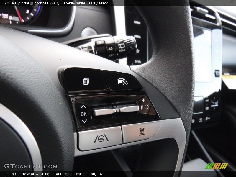Serenity White Pearl / Black 2024 Hyundai Tucson SEL AWD