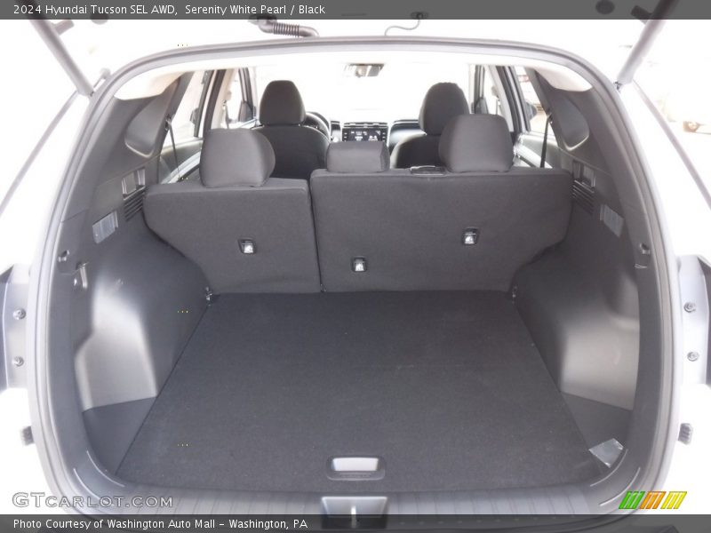 Serenity White Pearl / Black 2024 Hyundai Tucson SEL AWD