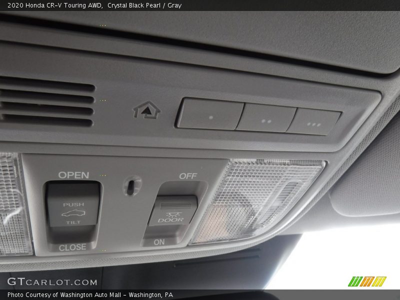 Crystal Black Pearl / Gray 2020 Honda CR-V Touring AWD
