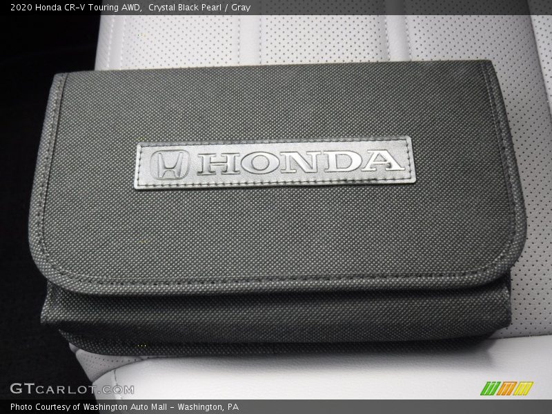 Crystal Black Pearl / Gray 2020 Honda CR-V Touring AWD