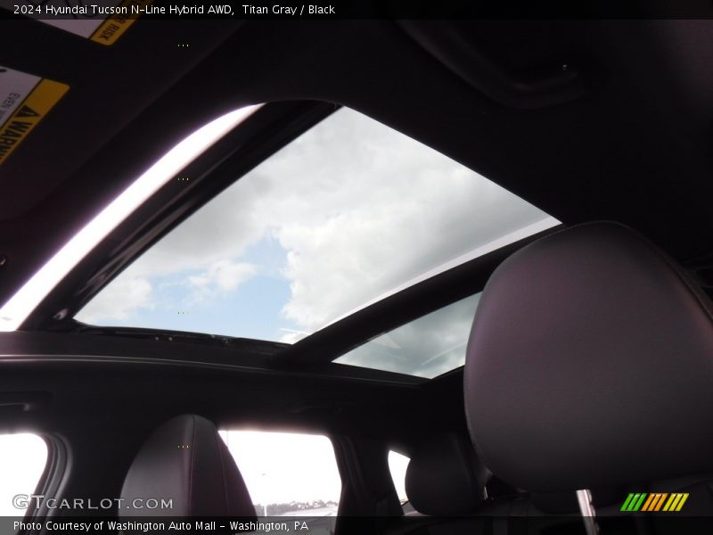 Titan Gray / Black 2024 Hyundai Tucson N-Line Hybrid AWD