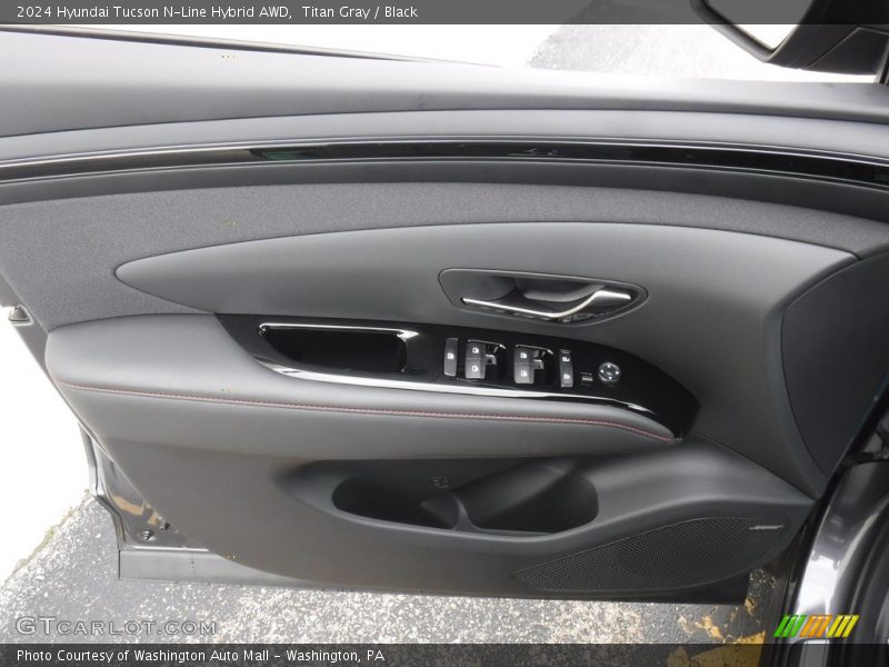 Titan Gray / Black 2024 Hyundai Tucson N-Line Hybrid AWD