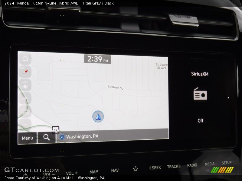 Titan Gray / Black 2024 Hyundai Tucson N-Line Hybrid AWD