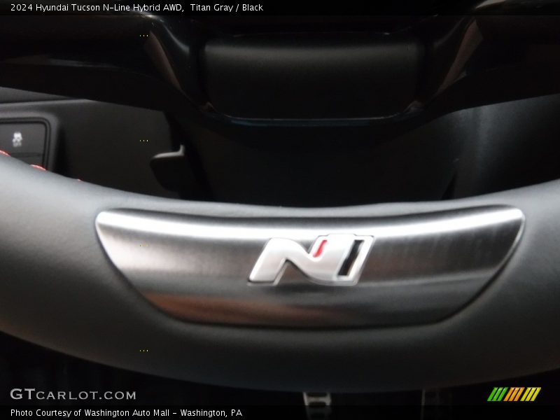Titan Gray / Black 2024 Hyundai Tucson N-Line Hybrid AWD