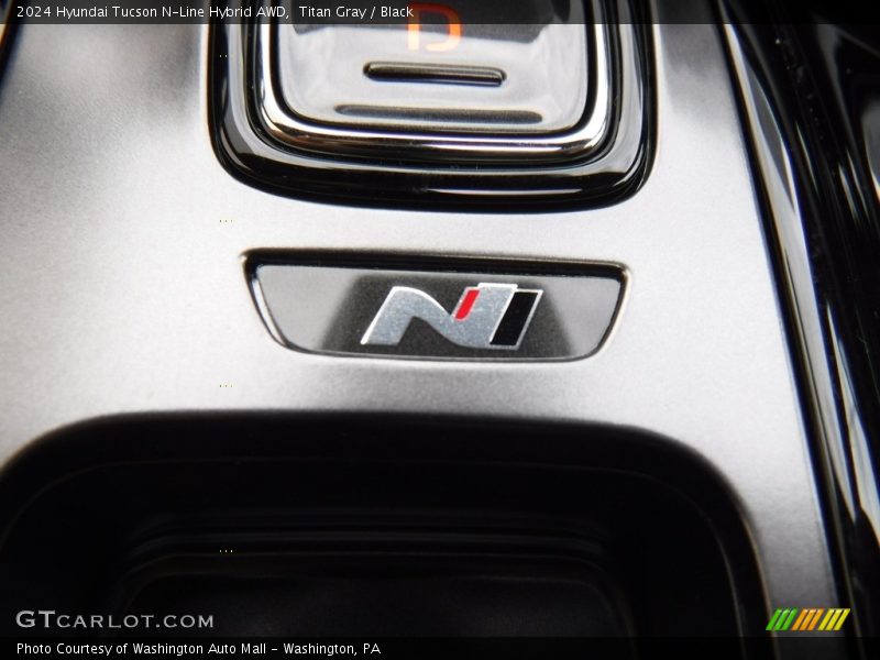 Titan Gray / Black 2024 Hyundai Tucson N-Line Hybrid AWD