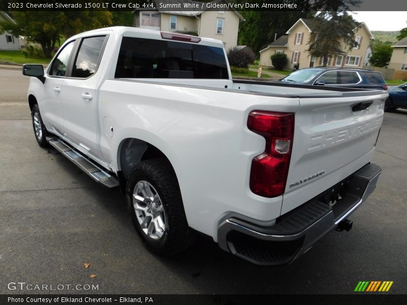 Summit White / Gideon/Very Dark Atmosphere 2023 Chevrolet Silverado 1500 LT Crew Cab 4x4