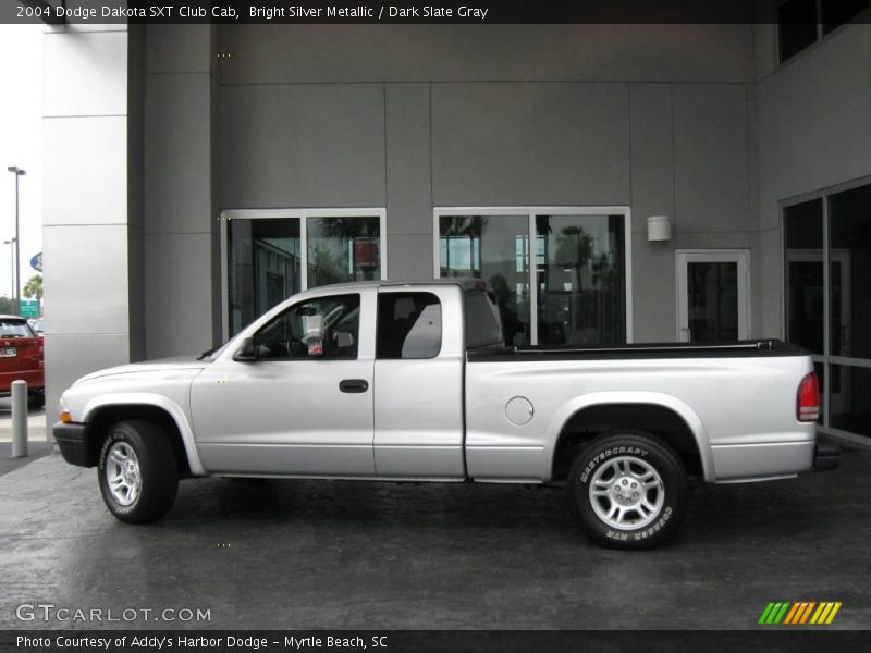 Bright Silver Metallic / Dark Slate Gray 2004 Dodge Dakota SXT Club Cab