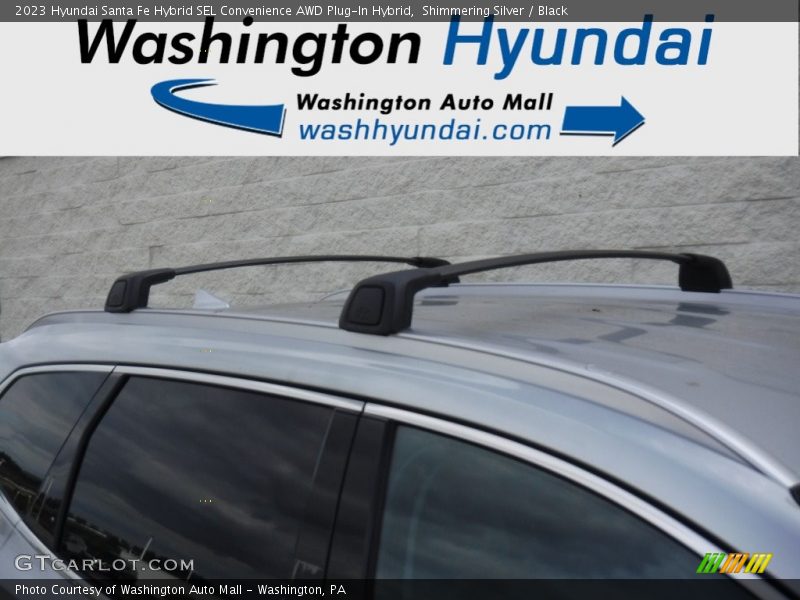 Shimmering Silver / Black 2023 Hyundai Santa Fe Hybrid SEL Convenience AWD Plug-In Hybrid