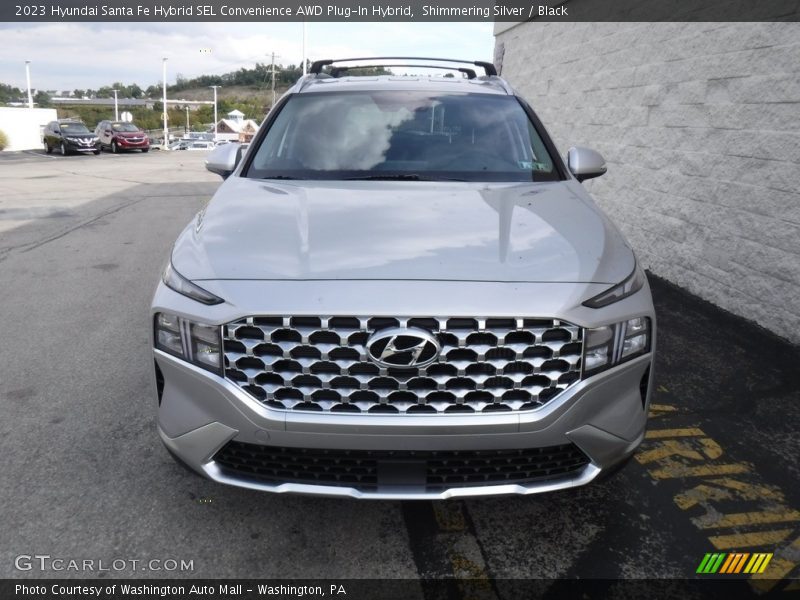 Shimmering Silver / Black 2023 Hyundai Santa Fe Hybrid SEL Convenience AWD Plug-In Hybrid