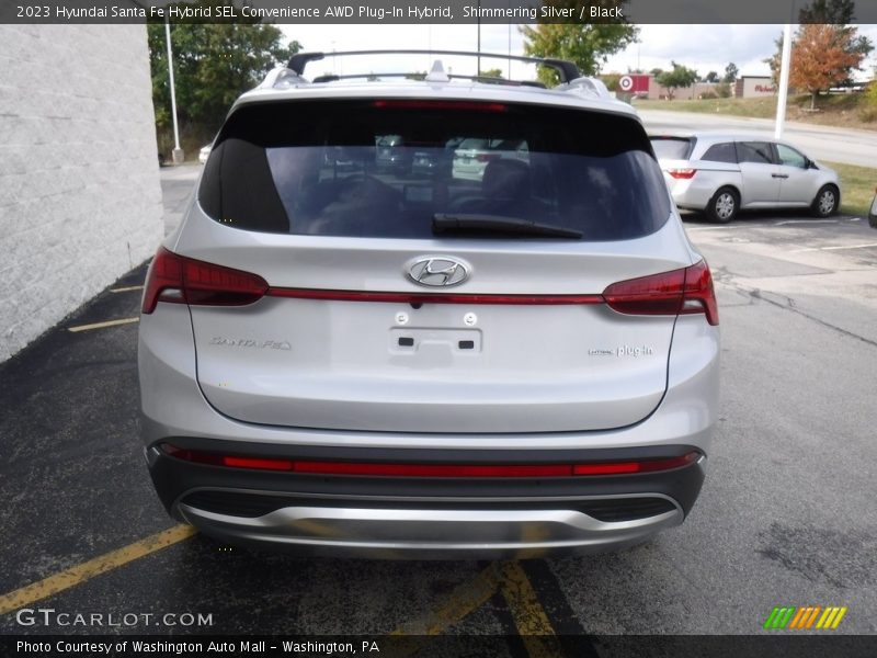 Shimmering Silver / Black 2023 Hyundai Santa Fe Hybrid SEL Convenience AWD Plug-In Hybrid