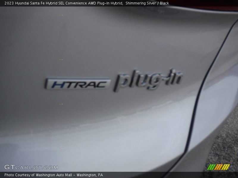 Shimmering Silver / Black 2023 Hyundai Santa Fe Hybrid SEL Convenience AWD Plug-In Hybrid