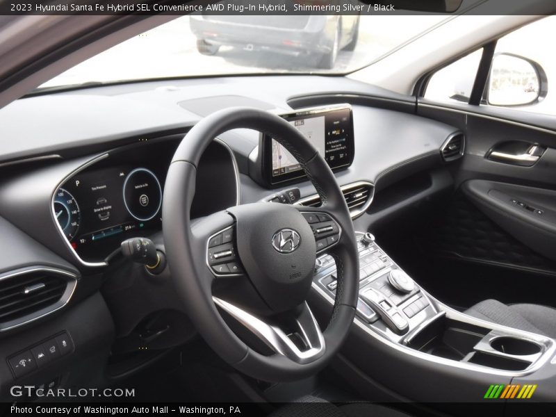 Shimmering Silver / Black 2023 Hyundai Santa Fe Hybrid SEL Convenience AWD Plug-In Hybrid