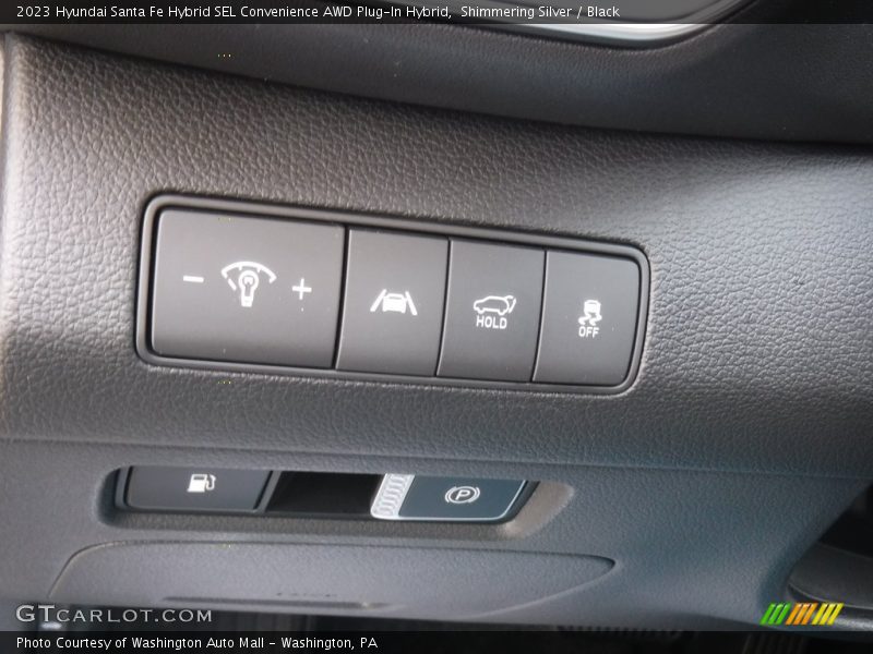 Shimmering Silver / Black 2023 Hyundai Santa Fe Hybrid SEL Convenience AWD Plug-In Hybrid