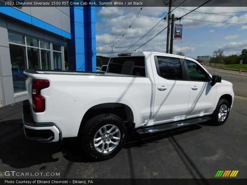 Summit White / Jet Black 2023 Chevrolet Silverado 1500 RST Crew Cab 4x4