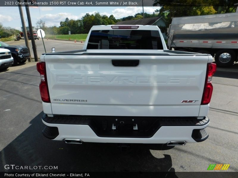Summit White / Jet Black 2023 Chevrolet Silverado 1500 RST Crew Cab 4x4