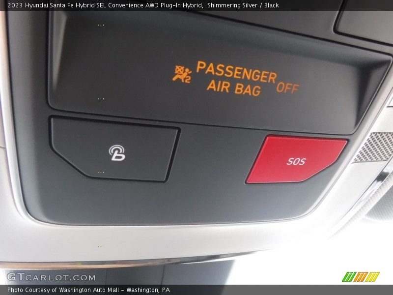 Shimmering Silver / Black 2023 Hyundai Santa Fe Hybrid SEL Convenience AWD Plug-In Hybrid