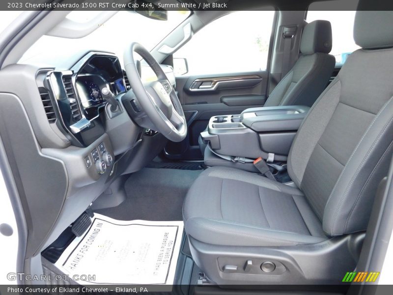  2023 Silverado 1500 RST Crew Cab 4x4 Jet Black Interior