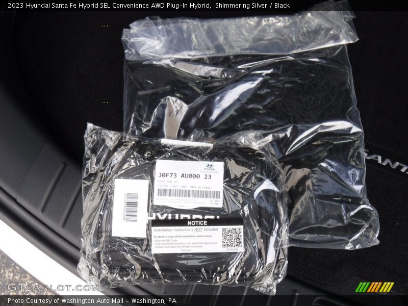 Shimmering Silver / Black 2023 Hyundai Santa Fe Hybrid SEL Convenience AWD Plug-In Hybrid