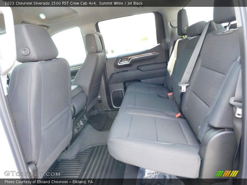 Rear Seat of 2023 Silverado 1500 RST Crew Cab 4x4
