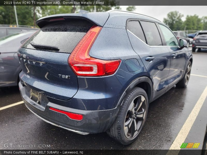 Denim Blue Metallic / Blond 2019 Volvo XC40 T5 Inscription AWD